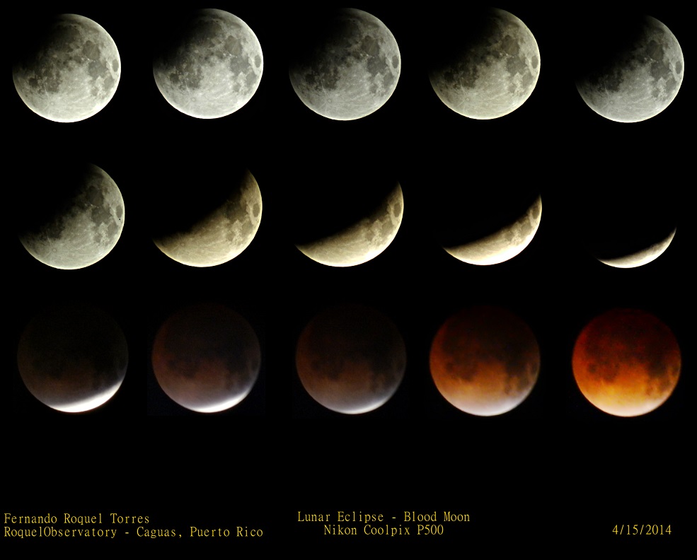 Fotos del Eclipse Total de la Luna (4/15/2014)