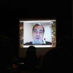 El astrónomo argentino Lucas Macri le explicó al público -mediante video-conferencia- los diferentes objetos astronómicos que estaríamos observando através del telescopio de Texas A&M University. 