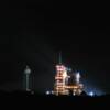 Vista nocturna de la plataforma de lanzamiento. Foto por Eddie Irizarry (Sociedad de Astronomia del Caribe).