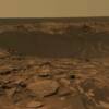 El crater bautizado como "Beagle" fue uno de varios estudiados por uno de los "rovers".