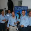 De izq. a der. : Victor Benitez, Joxelle Velazquez, Ferdinand Arroyo, Eddie Irizarry, y  Efrain Vidal. Ceremonia de Apertura del Año Internacional de la Astronomia celebrada en el Ateneo Puertorriqueño, Viejo San Juan, PR.