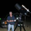 Nuestro gran amigo Joaquin Perez, compartiendo durante una de las Noches de Observacion en Cabo Rojo.