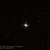 Albireo es una hermosa estrella doble. Una es azulosa y la otra amarillenta. Foto por Carlos Casaldeiro tomada en una de nuestras Noches de Observación (Agosto 2009).