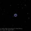 Ring Nebula es el remanente de una estrella que ya "murió" debido a que se agotó su combustible (hidrógeno). Foto por Carlos Casaldeiro tomada en una de nuestras Noches de Observación (Agosto 2009).