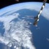 Parte de Groenlandia y Canada. Nótese lo hermosa que luce la curvatura de la Tierra vista desde la Estación Espacial. Foto captada el 17 de marzo del 2010.