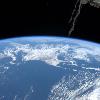 Foto captada el 27 de marzo del 2010 mientras la Estación Espacial pasaba sobre el norte de Japón.