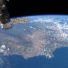España vista desde el espacio. Captada el lunes 12 de abril del 2010.