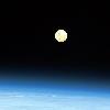 La Luna vista desde la Estación Espacial.